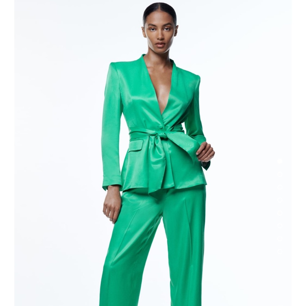 Zara Green blazer set